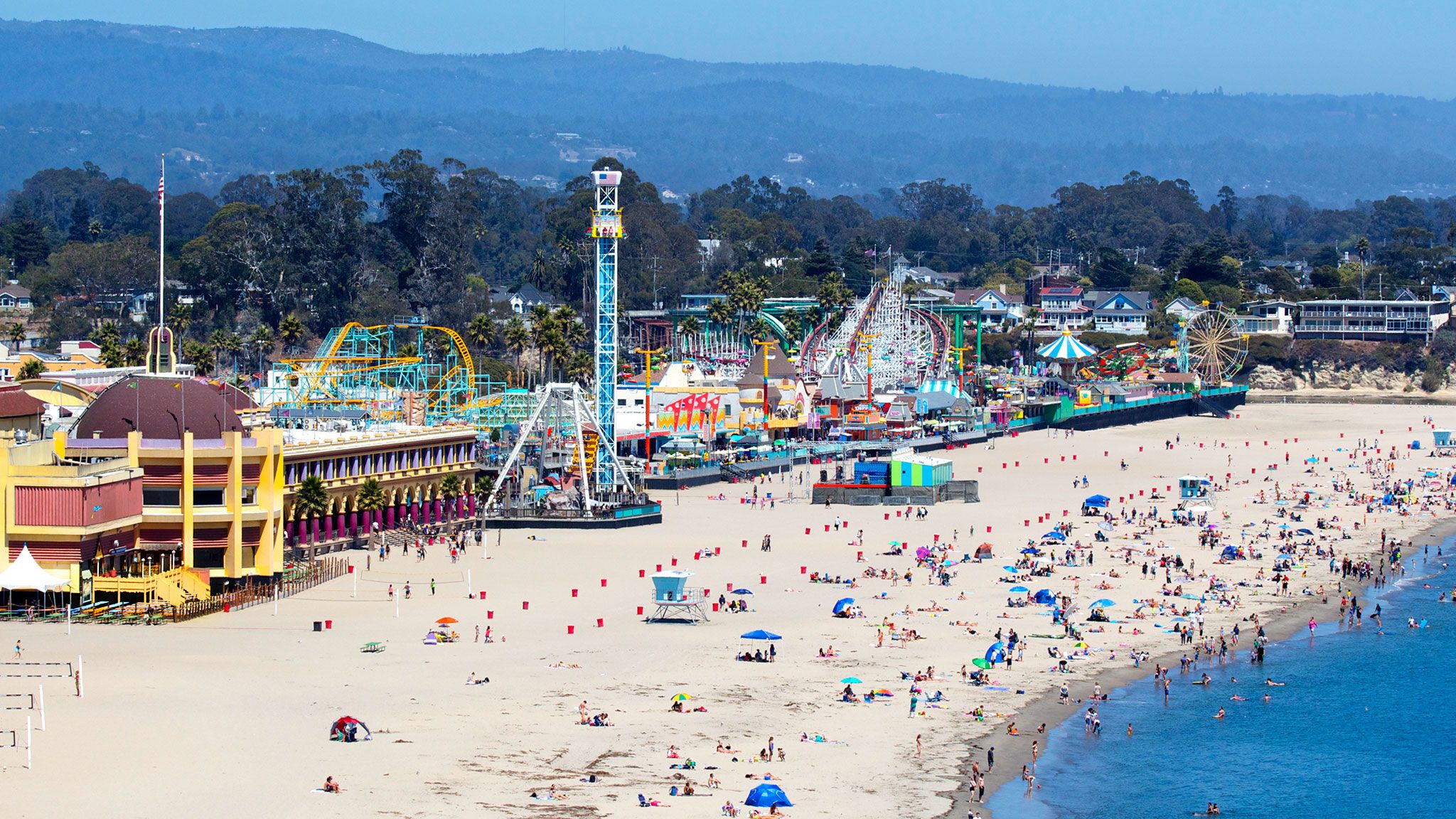 Santa Cruz Beach Boardwalk parco divertimenti, 2048x1152 2K, Desktop