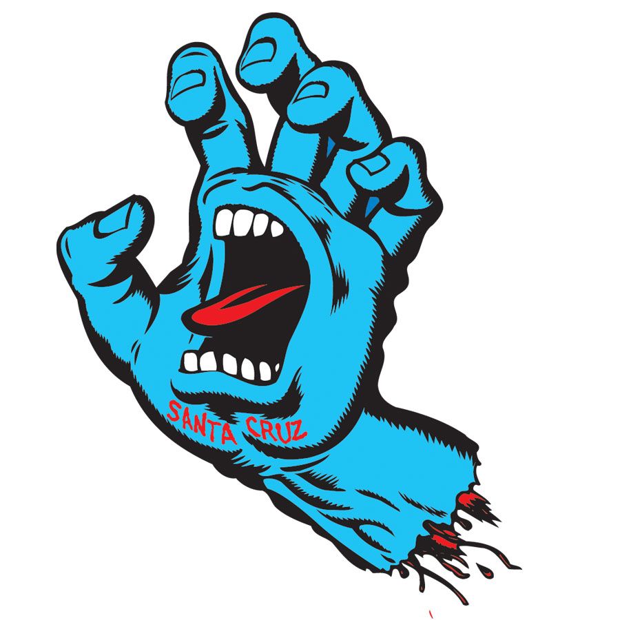 Santa Cruz Screaming Hand blu, 900x900 HD, Laptop