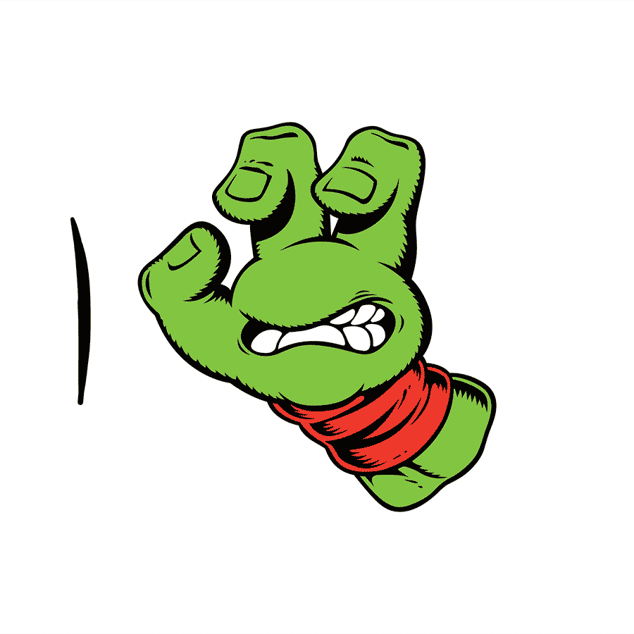 Screaming Hand TMNT verde, 900x900 HD, Laptop