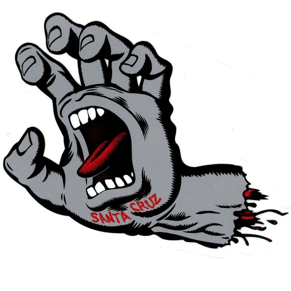Santa Cruz Screaming Hand logo, 1000x1000 HD, Desktop