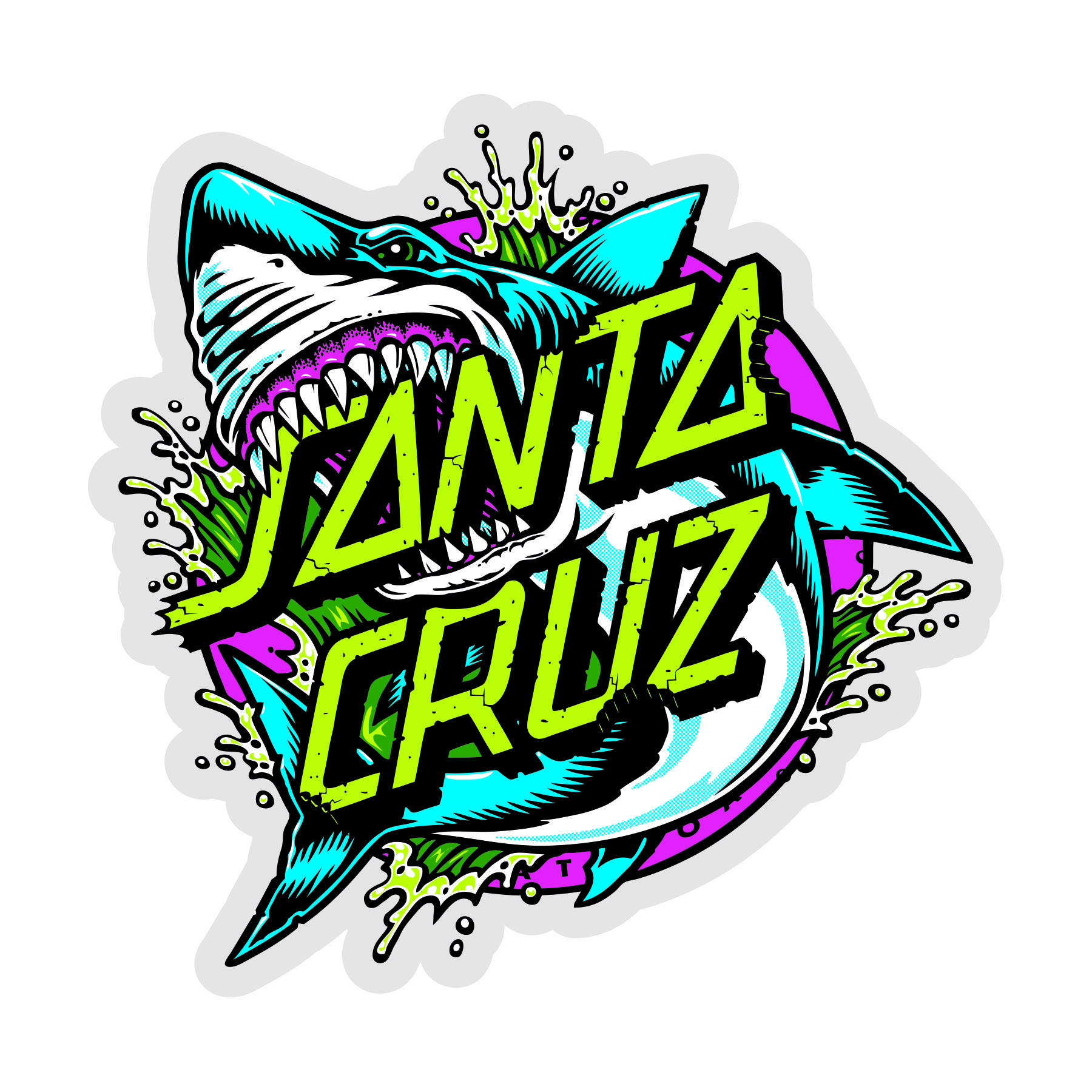 Santa Cruz squalo logo, 1800x1800 HD Ready, PC