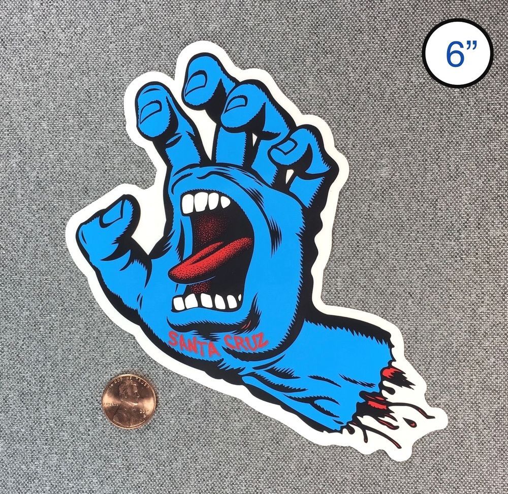 Santa Cruz Screaming Hand adesivo, 900x900 HD, Desktop