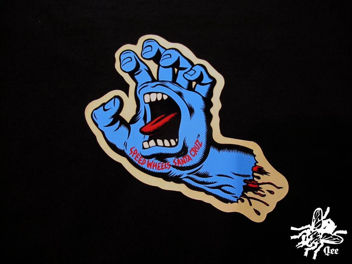 Adesivi Santa Cruz Screaming Hand, 1100x1100 HD, Desktop
