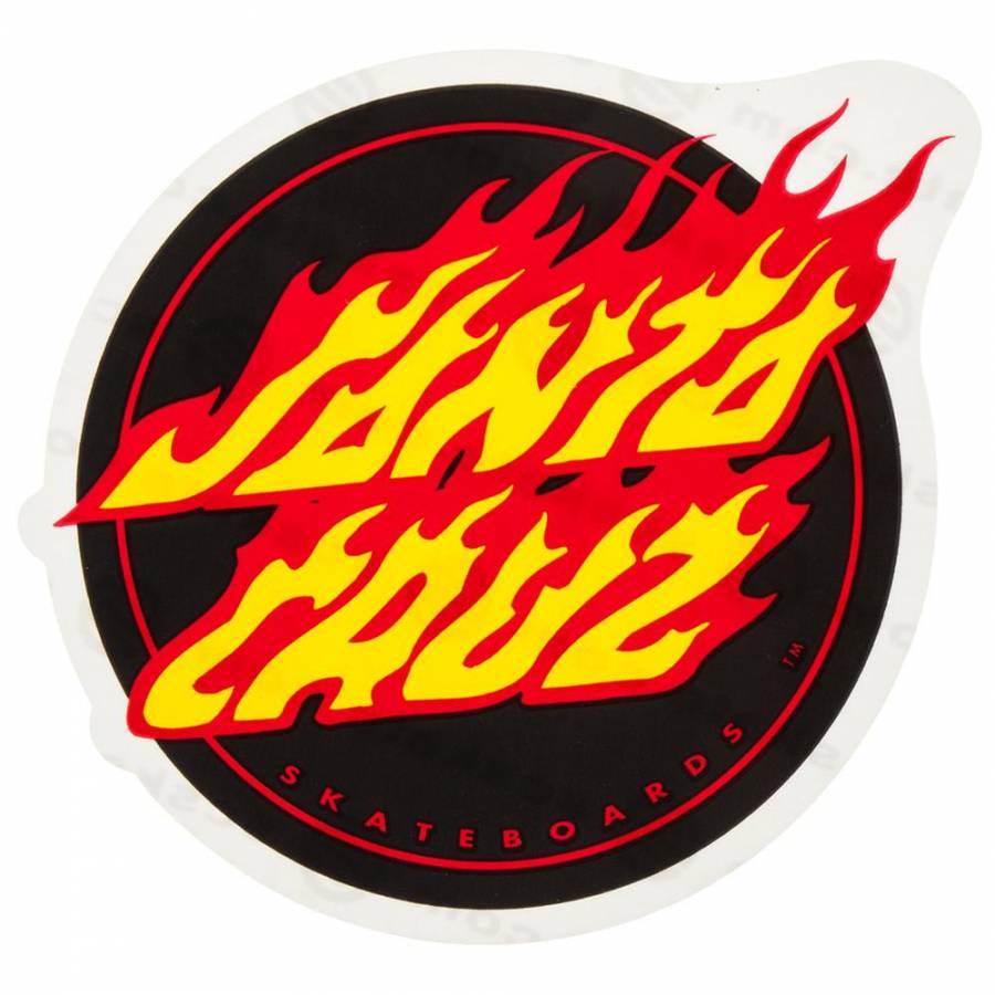 Logo fiamme Santa Cruz Skateboards, 900x900 HD, Laptop