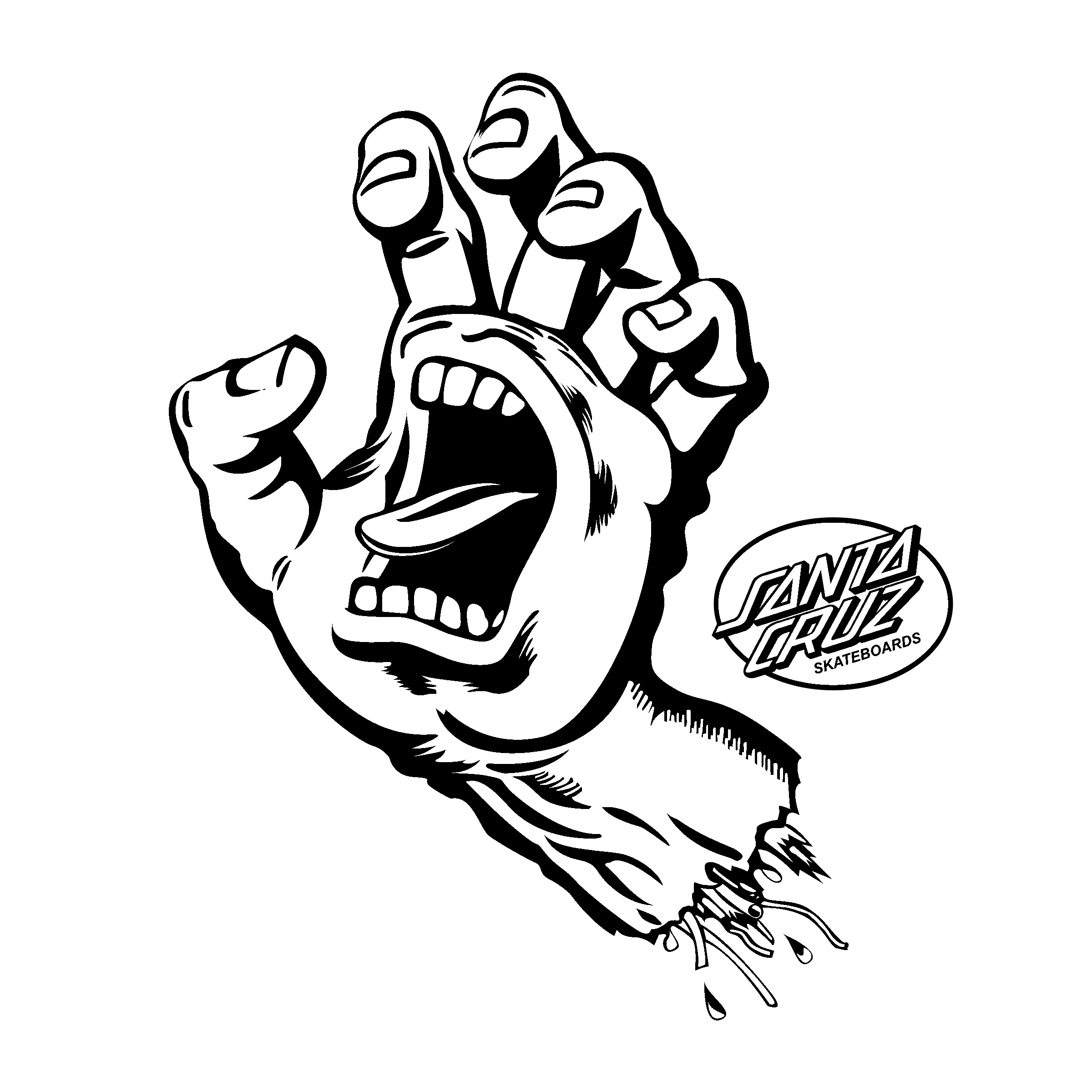 Santa Cruz Concrete Wave logo, 1280x1024 720p, PC