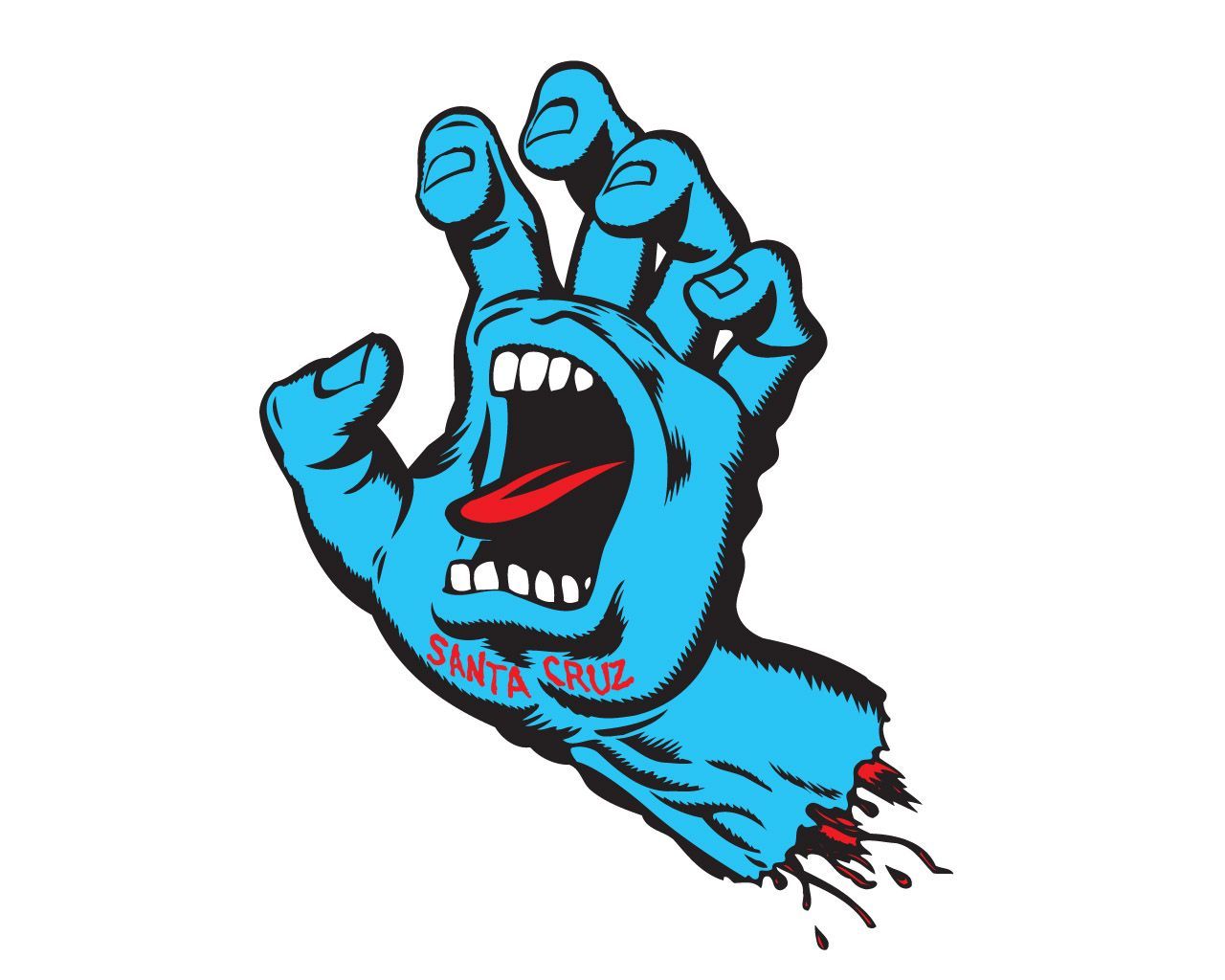 Santa Cruz Screaming Hand, skateboard, 1280x1024 720p, PC