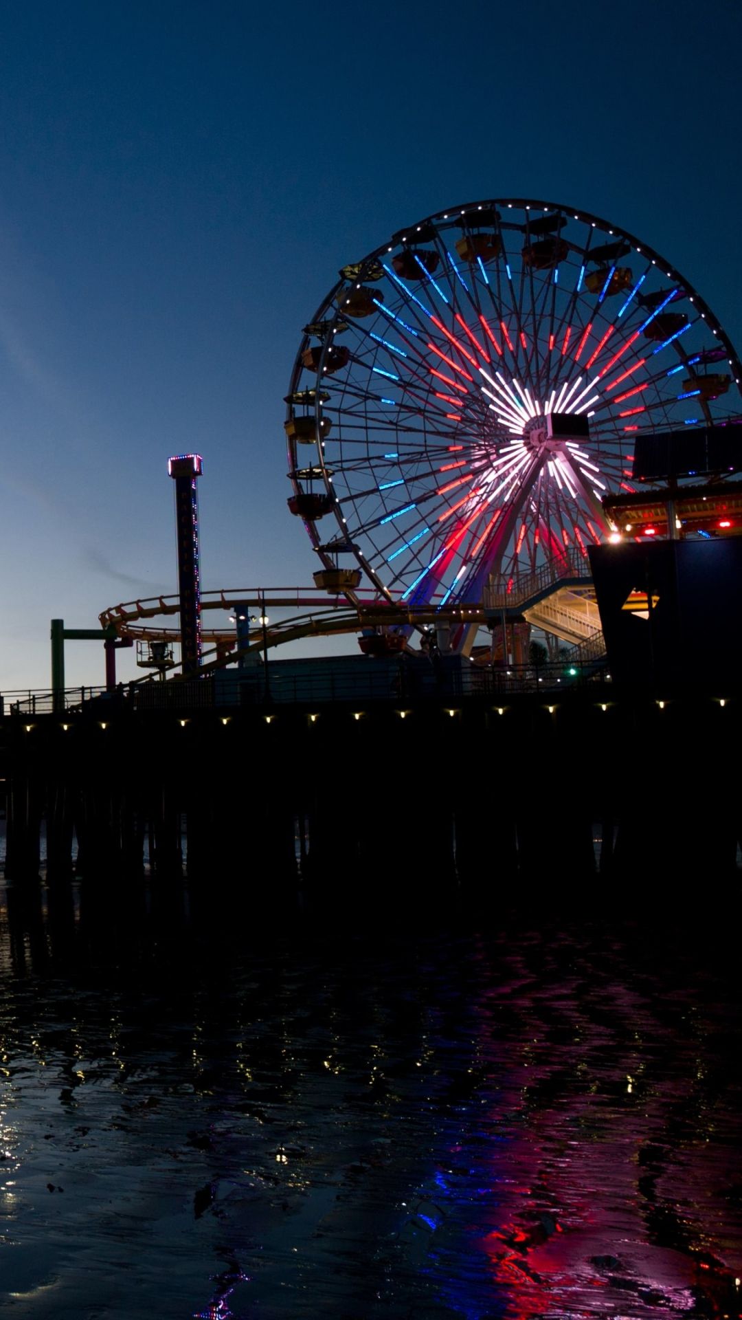 Santa Monica spiaggia al tramonto, 1920x1080 Full HD 1080p, Desktop