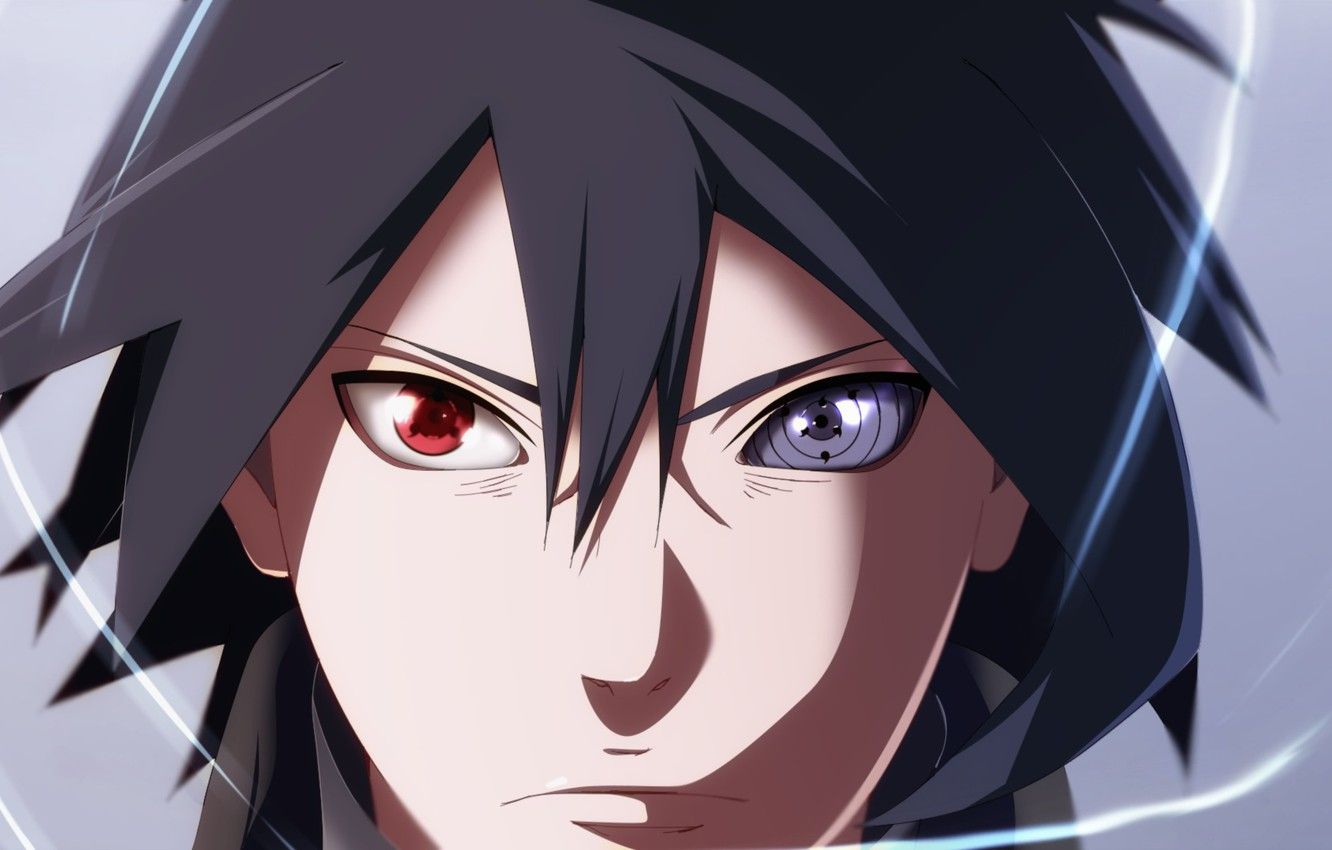 Sasuke Uchiha sharingan rinnegan, 1332x850 720p, Laptop