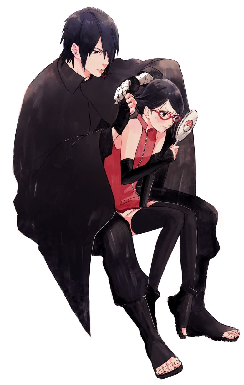 Sasuke e Sarada Uchiha, Boruto, 780x1231 Verticale, Telefono