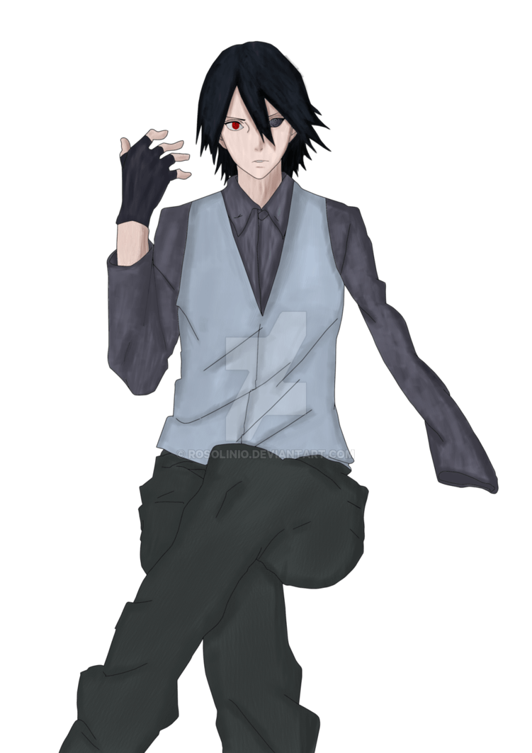 Sasuke Boruto lineart colorato, 751x1063 Verticale, POCO