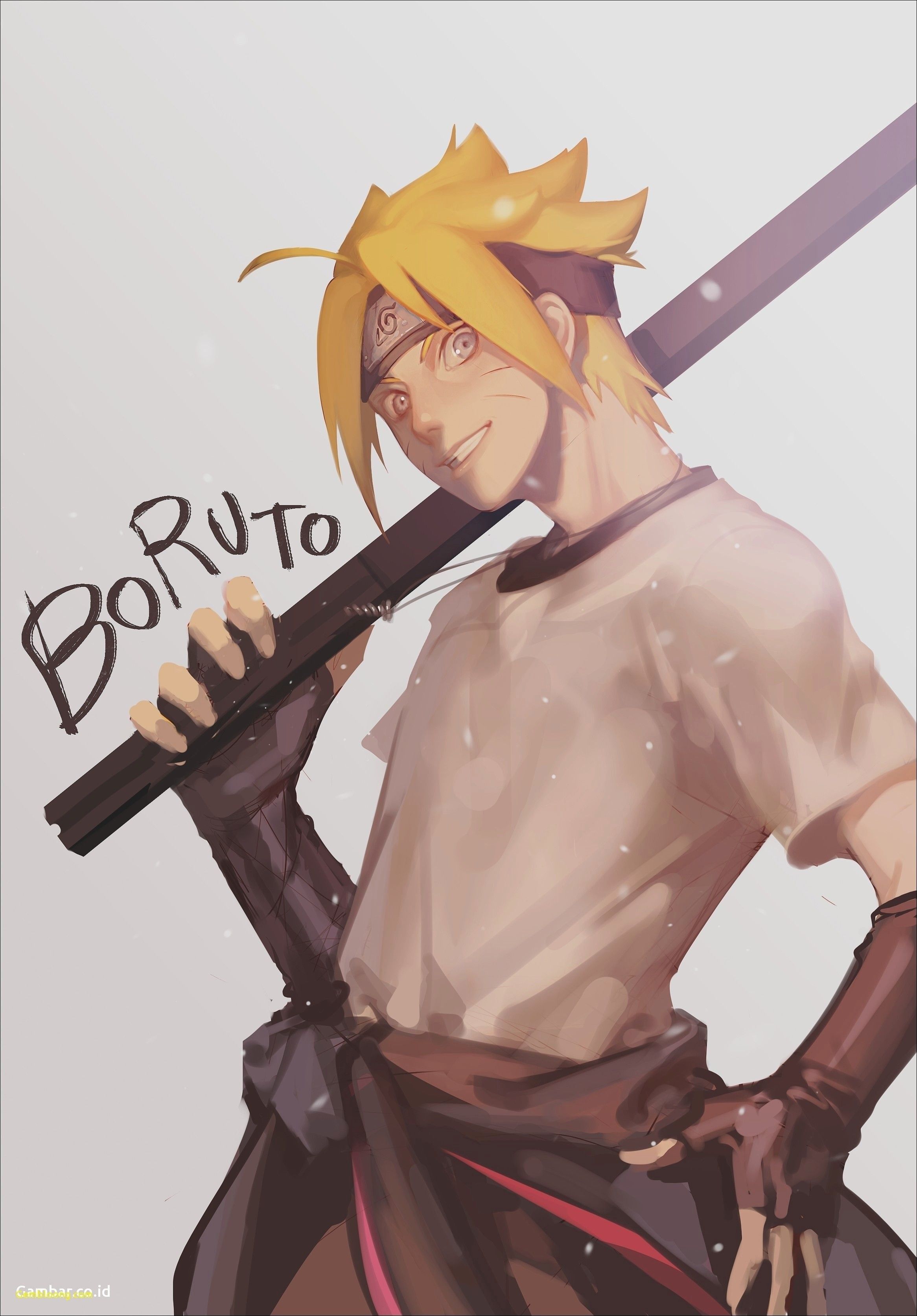 Boruto con spada, anime, 2332x3348 Full HD Verticale, Smartphone
