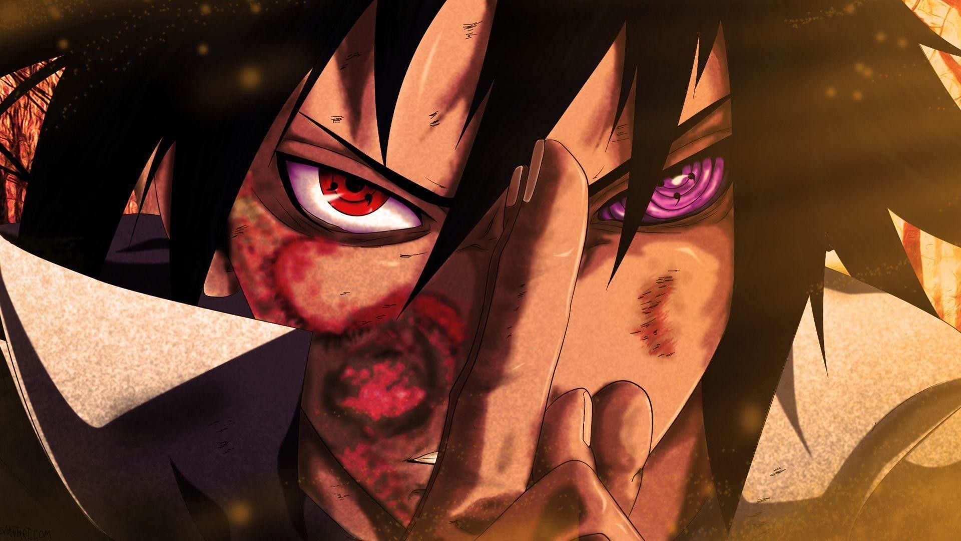 Sasuke Uchiha sguardo intenso, clan Uchiha, 1920x1080 1080p, Laptop