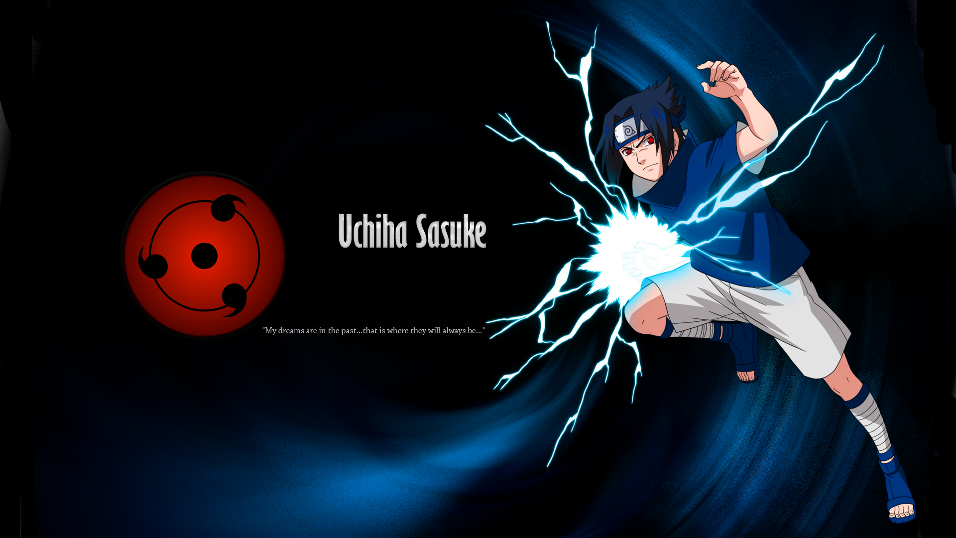 Sasuke Uchiha Chidori Naruto, 1920x1080 Full HD 1080p, PC