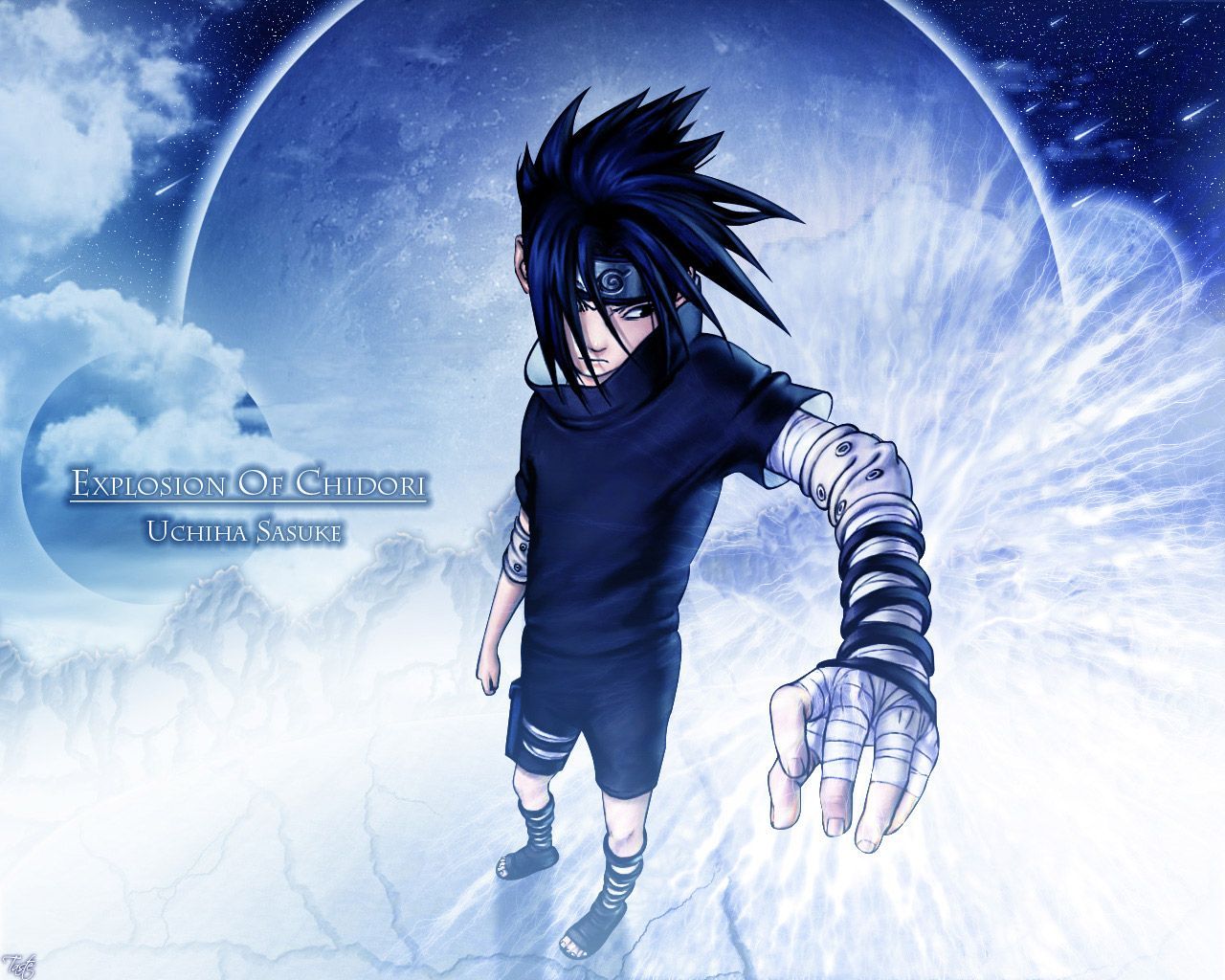 Sasuke Uchiha, Naruto anime, 1280x1024 720p, Laptop