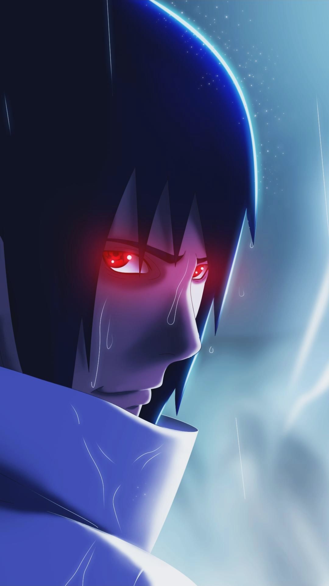 Sasuke Uchiha occhi rossi, Naruto, 1080x1920 Full HD Verticale, iPhone