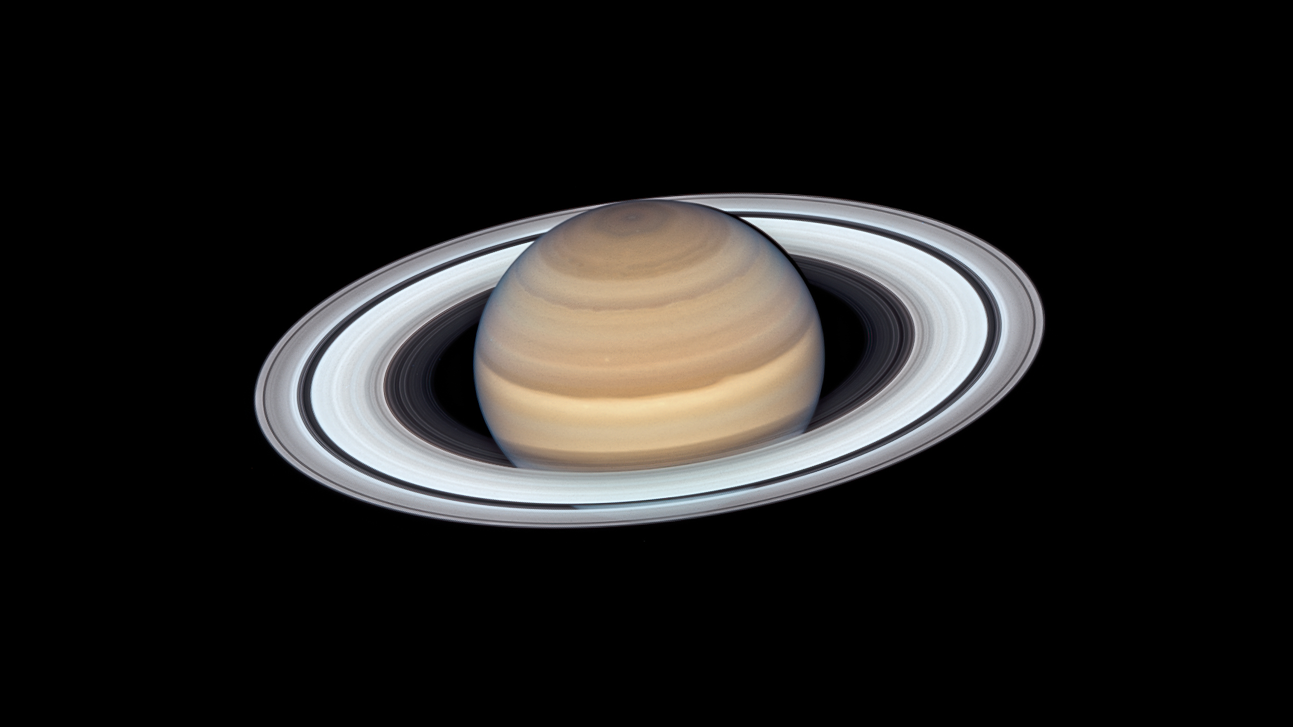 Pianeta Saturno con anelli, 2560x1440 2K, Desktop