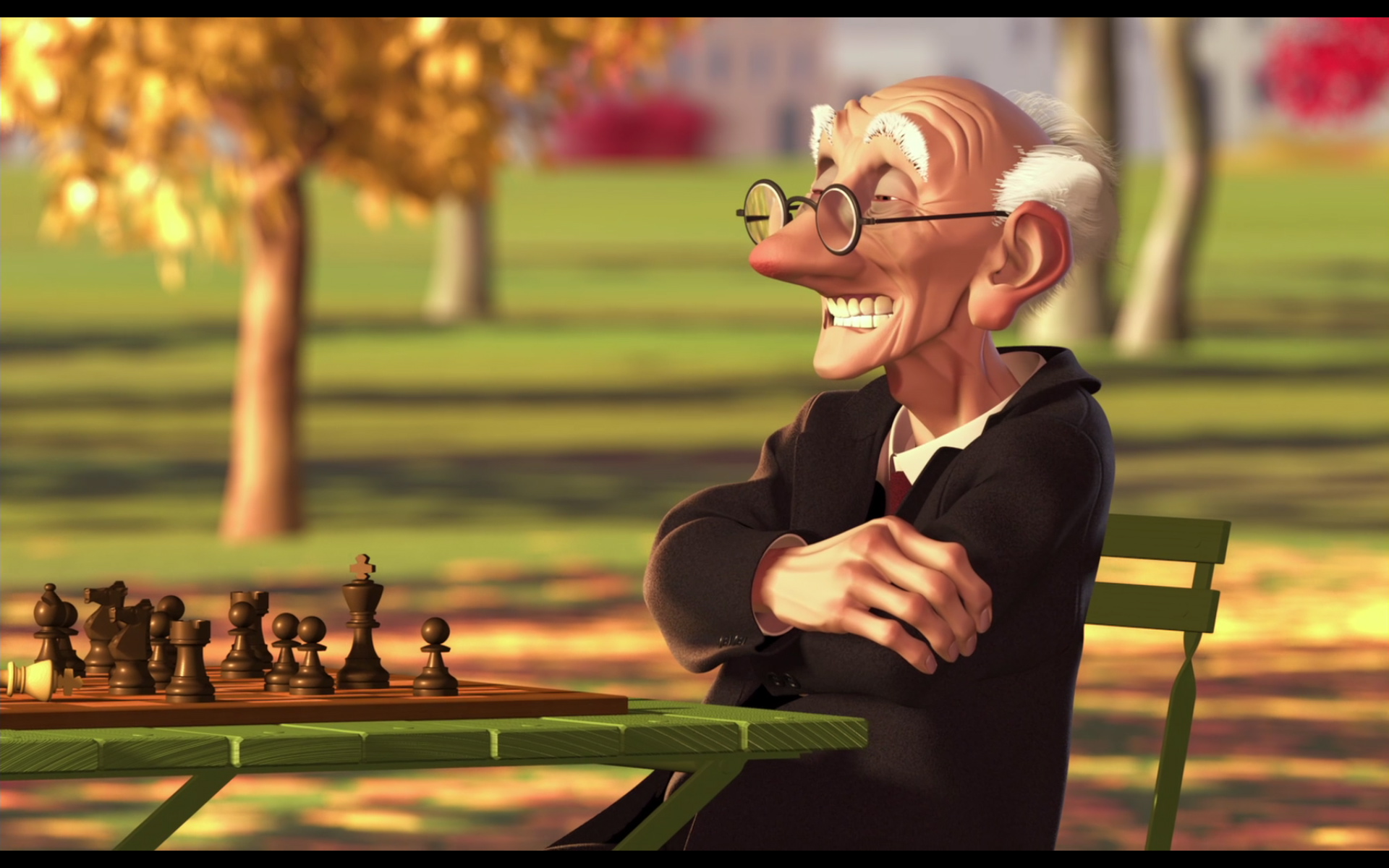 Anziano Pixar gioca a scacchi, 1920x1200 Full HD+ WUXGA, iMac