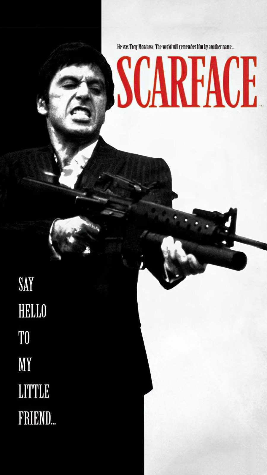 Scarface Tony Montana poster, 900x1600 Verticale, Mobile