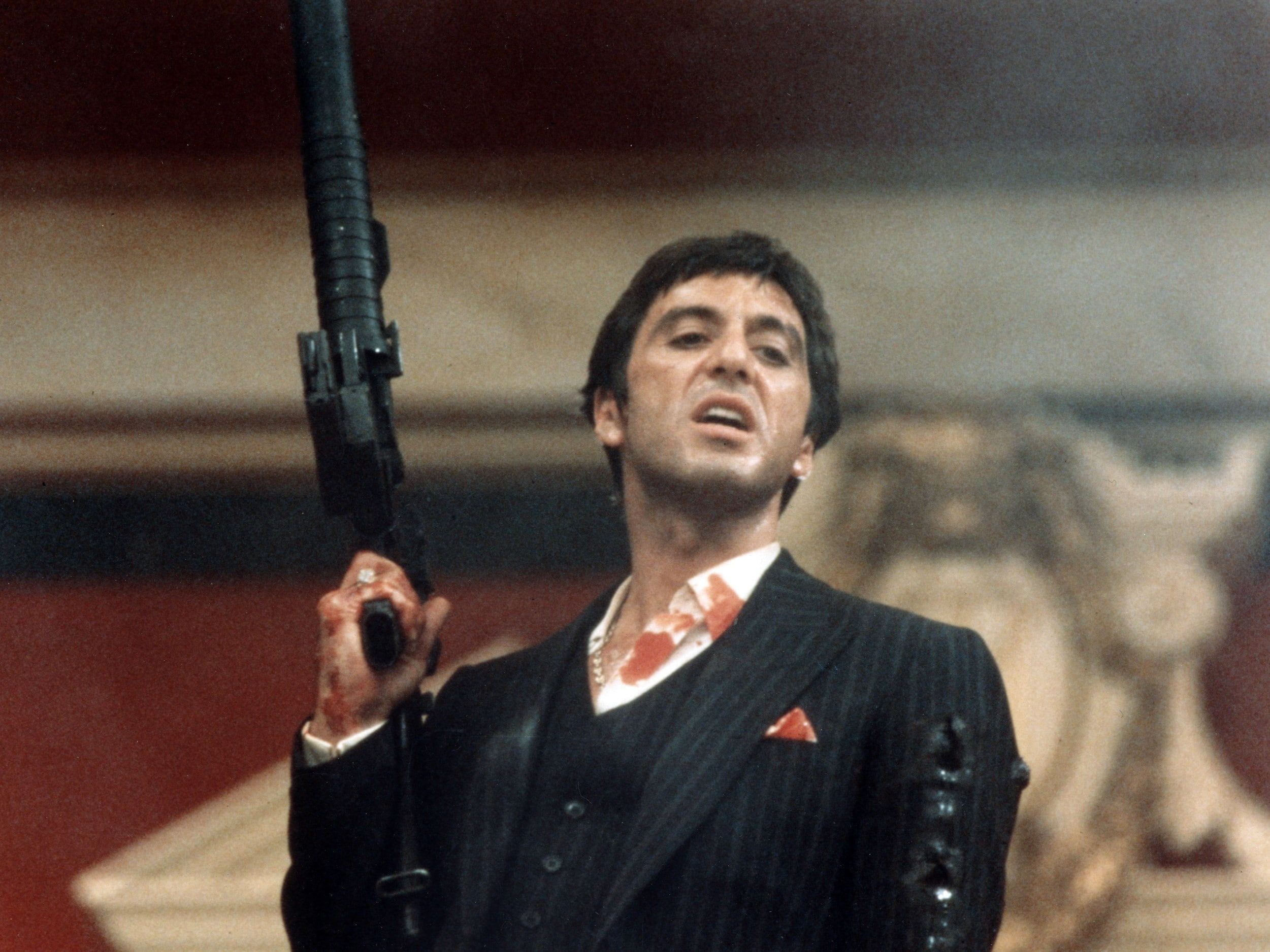 Tony Montana con fucile, Scarface, 2501x1876 2K, Desktop