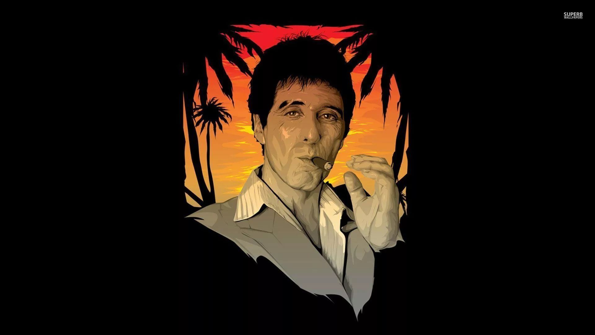 Scarface Tony Montana tramonto, 1920x1080 Full HD 1080p, PC