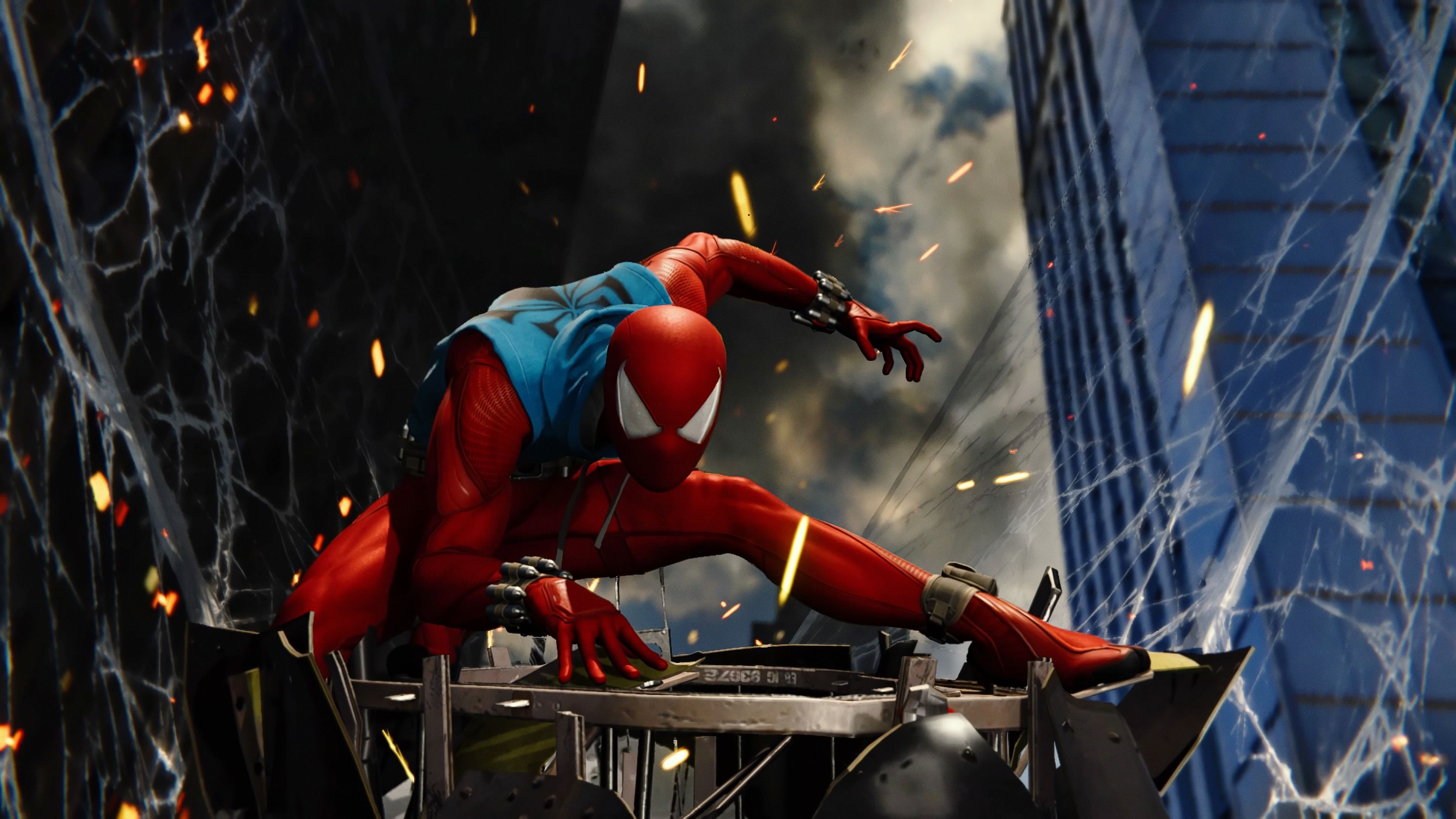 Scarlet Spider Spider-Man PS4, Uomo Ragno, 3840x2160 Ultra HD, 4K TV