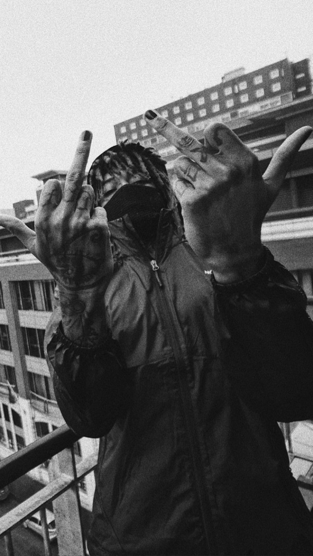 Scarlxrd rapper bianco e nero, 1080x1920 Full HD Verticale, iPhone