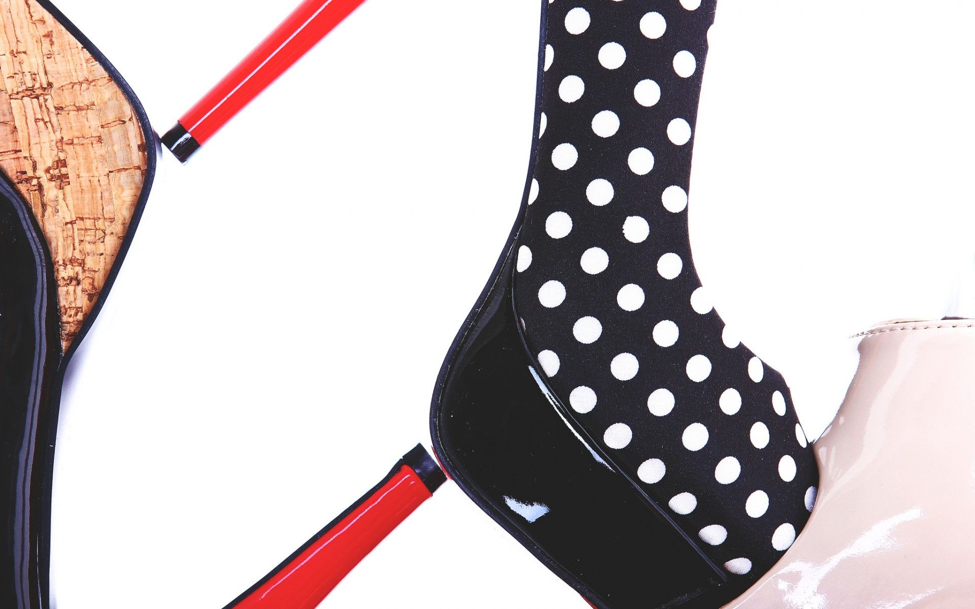 Scarpe col tacco colorate pattern, 1600x800 HD Ready, Desktop
