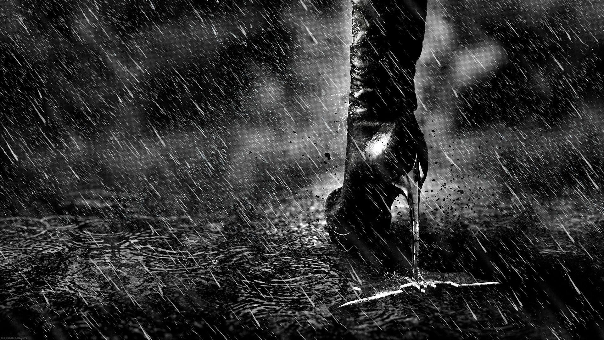 Scarpa tacco alto pioggia bianco-nero, 1920x1080 Full HD, PC Desktop