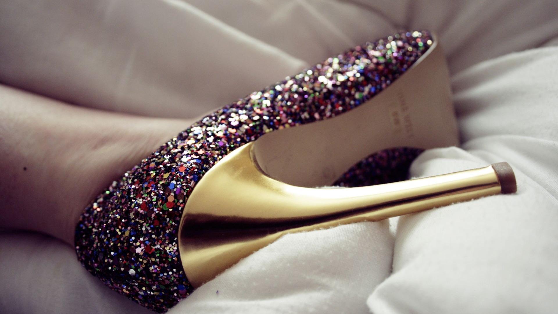 Scarpa tacco alto glitter, 1920x1080 1080p, Laptop