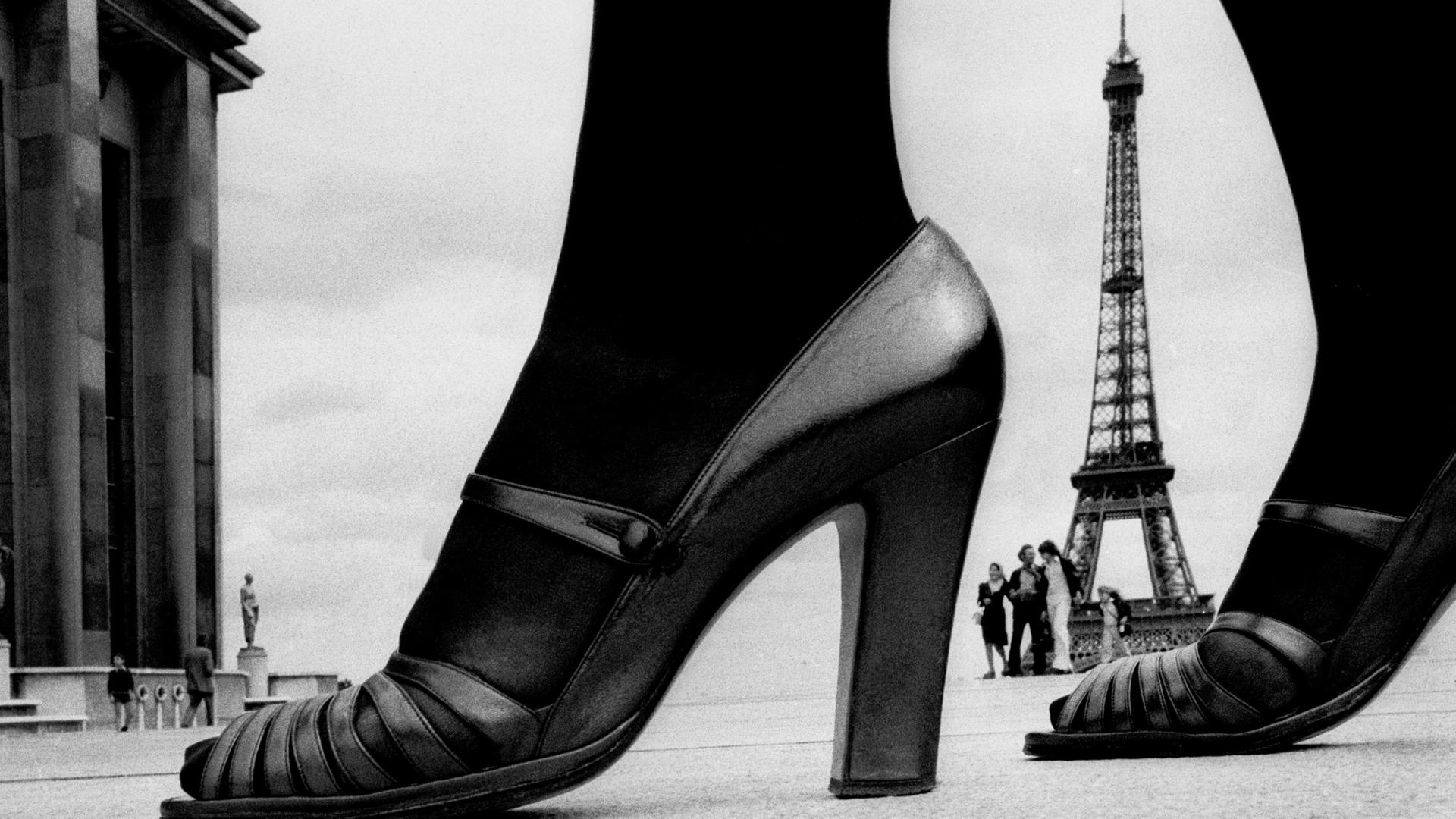 Scarpa tacco alto Parigi bianco/nero, 1920x1080 Full HD, PC