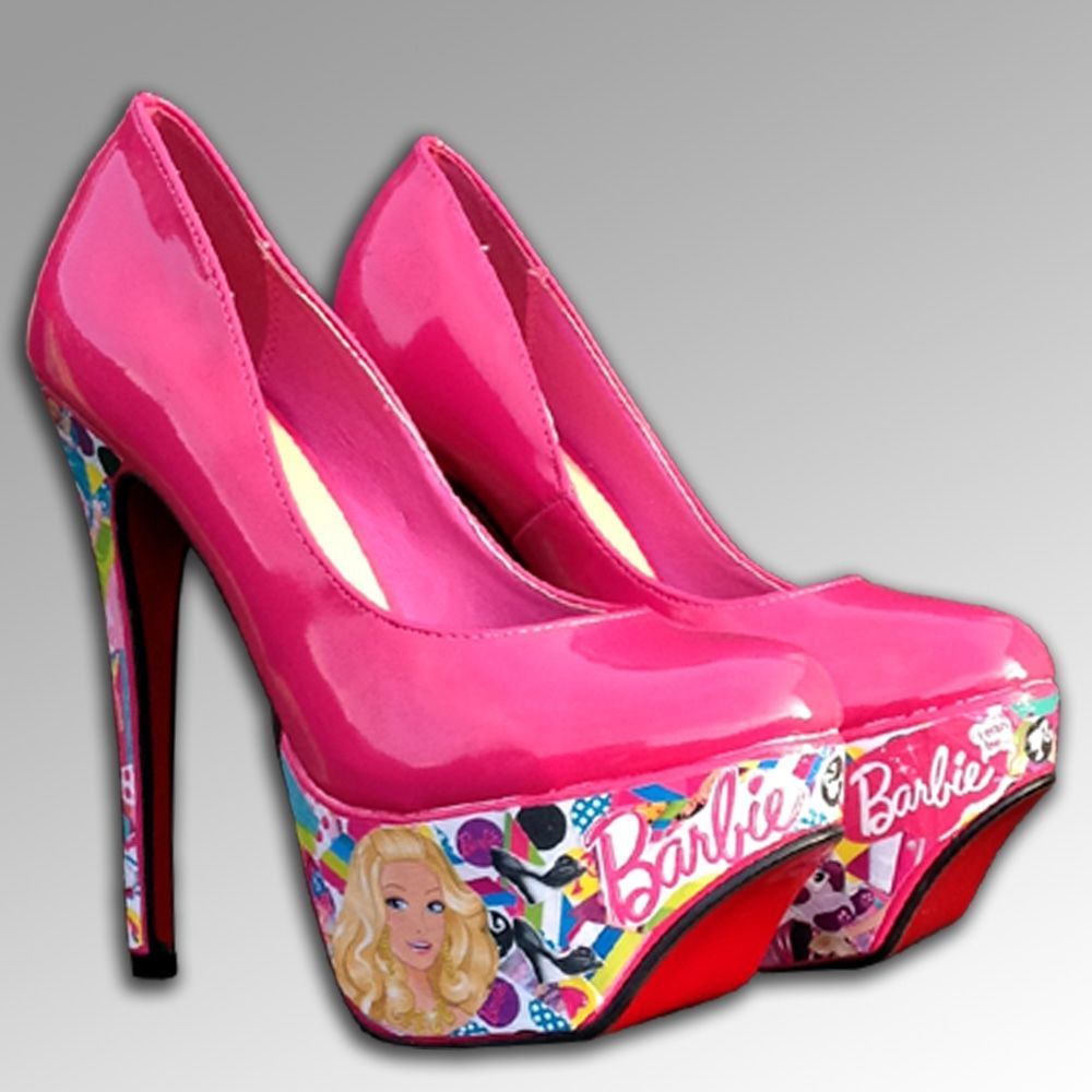 Scarpe tacco alto Barbie rosa, 1000x1000 HD, Desktop