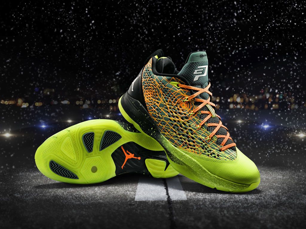 Scarpa Jordan verde fluo, 1024x768 HD, Laptop