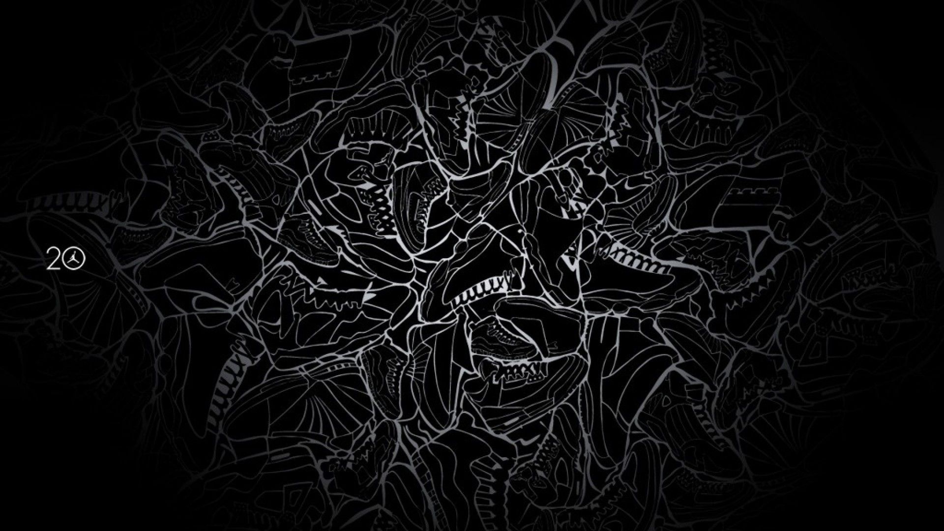 Scarpe da basket linee astratte, 1920x1080 1080p, Desktop