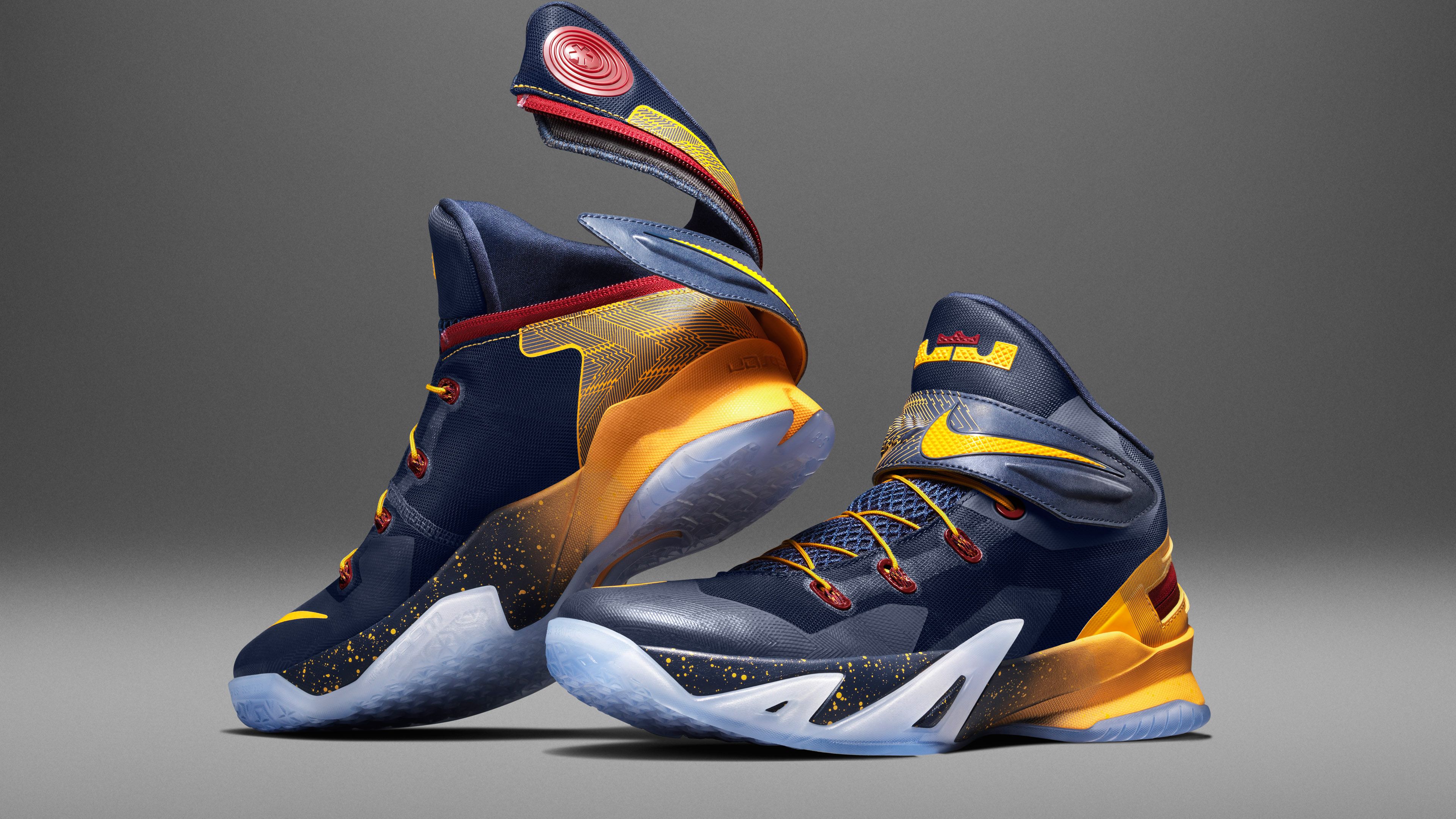 Scarpe Nike basket blu oro, 3840x2160 Ultra HD, 4K TV