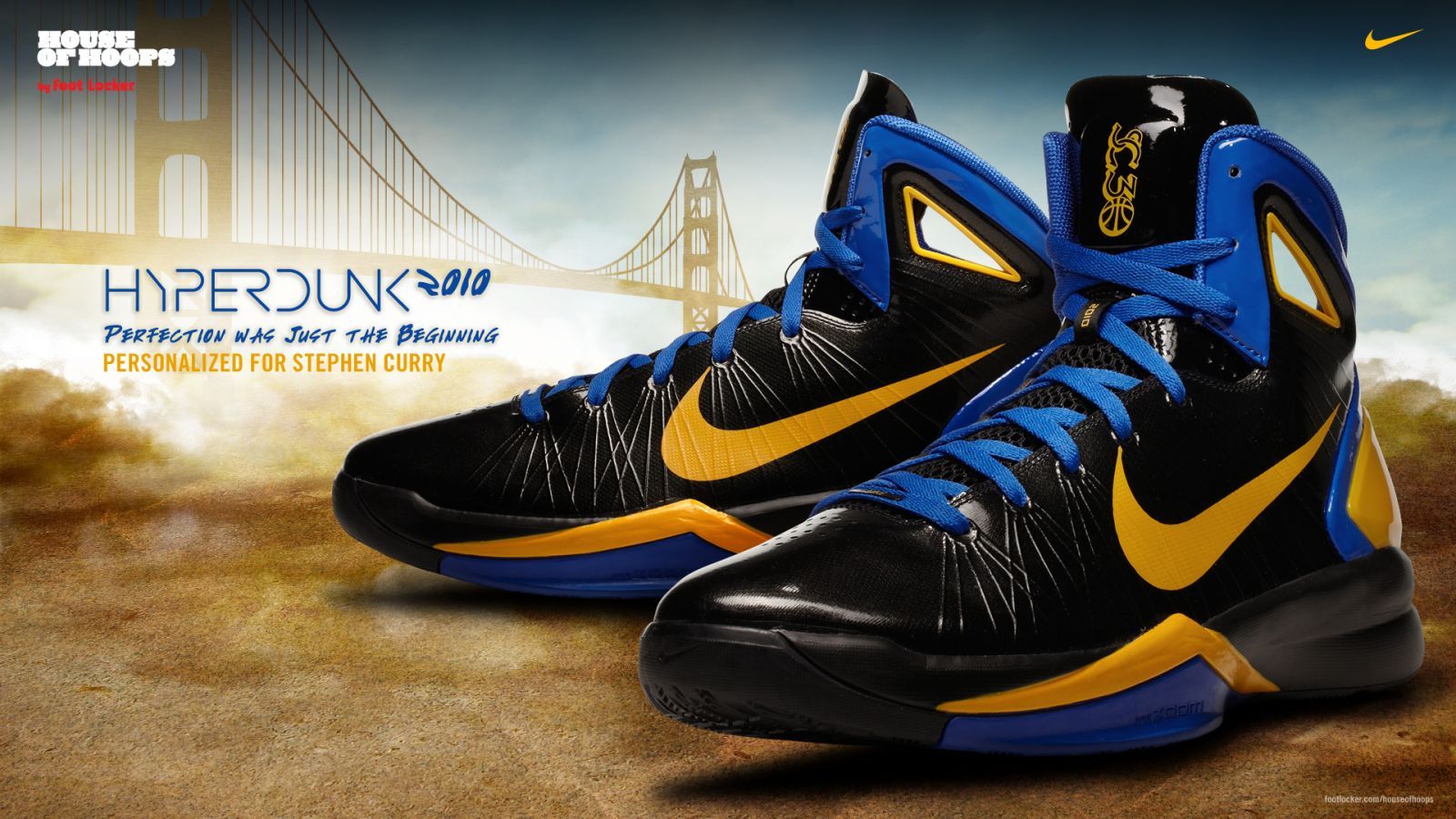 Nike Hyperdunk 2010 blu nere, 1600x900 900p, Desktop