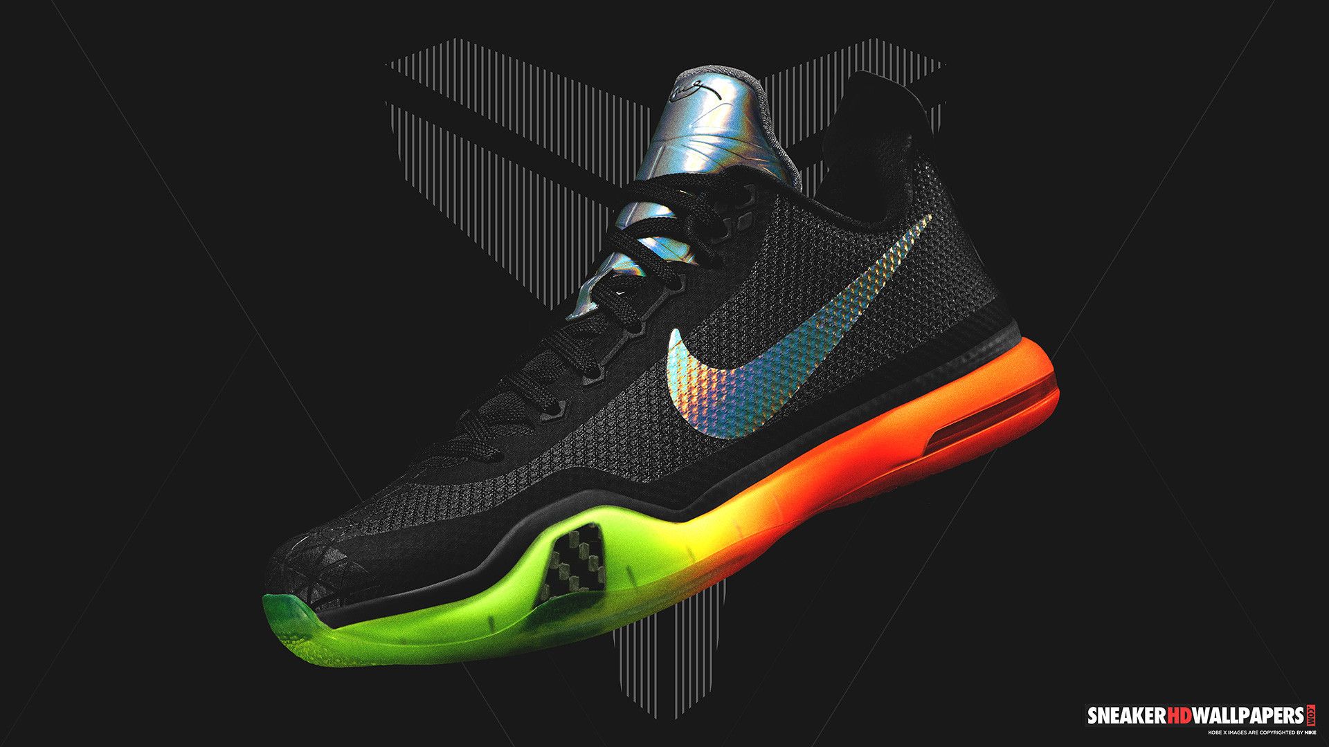 Nike Kobe scarpa basket nera, 1920x1080 1080p, PC Desktop