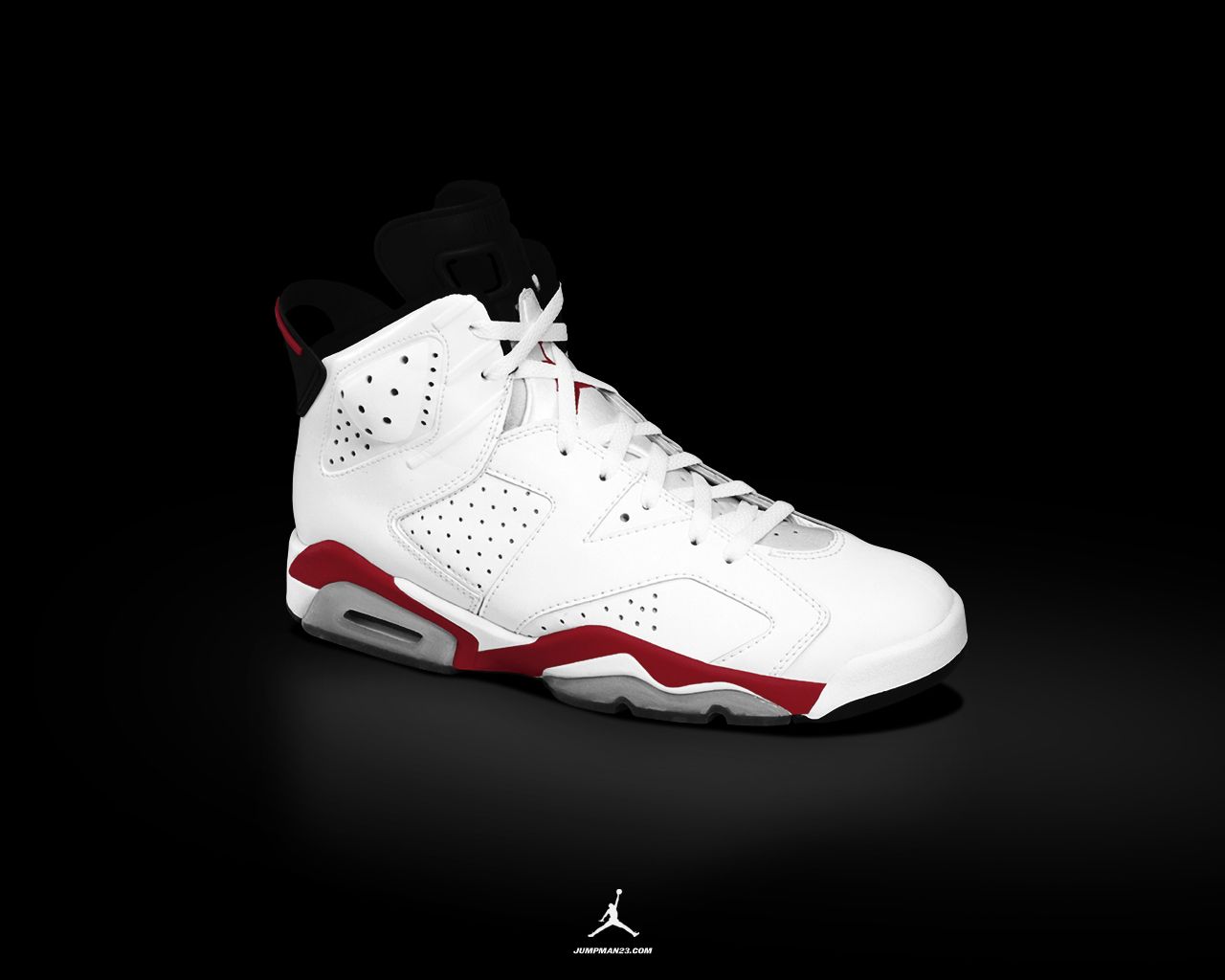 Scarpa Air Jordan bianca rossa, Nike, 1280x1024 720p, PC