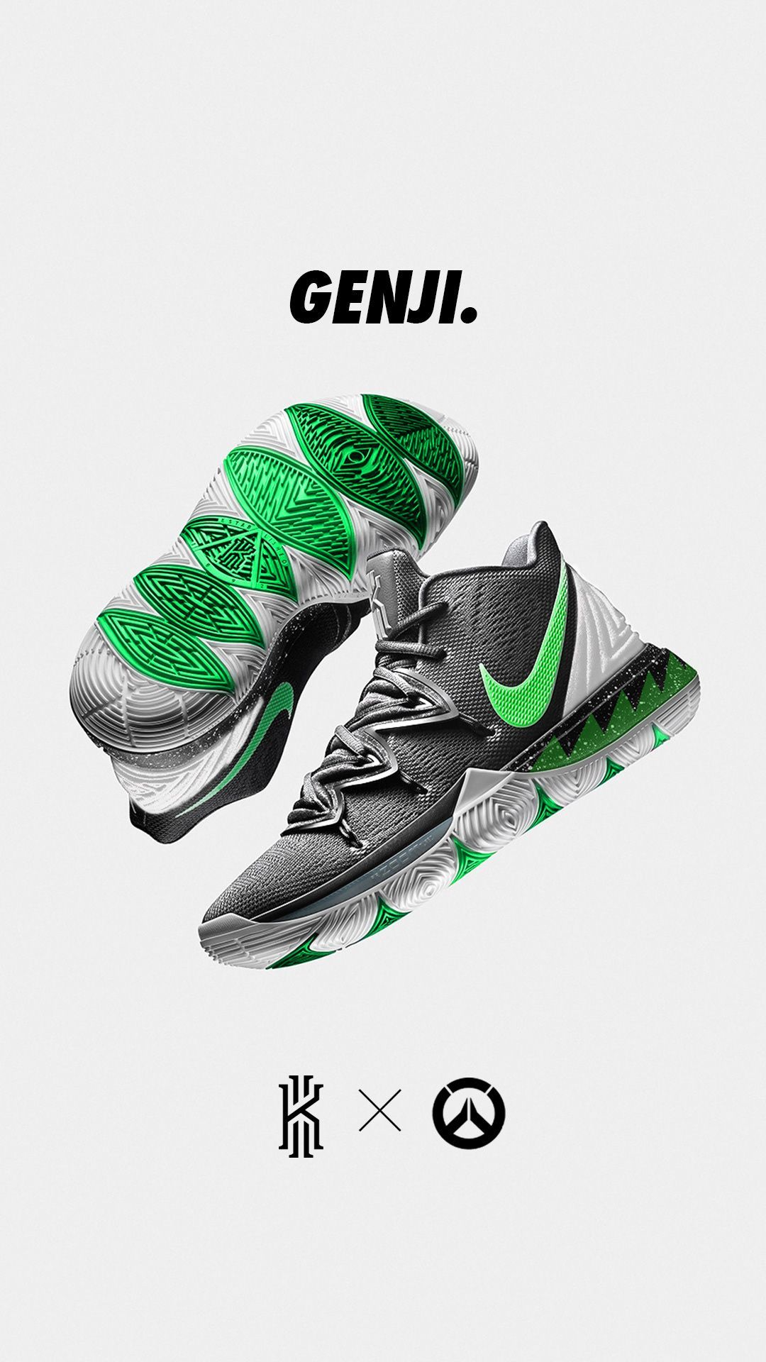 Nike Kyrie 5 Overwatch Genji, 1080x1920 Verticale, Samsung Galaxy