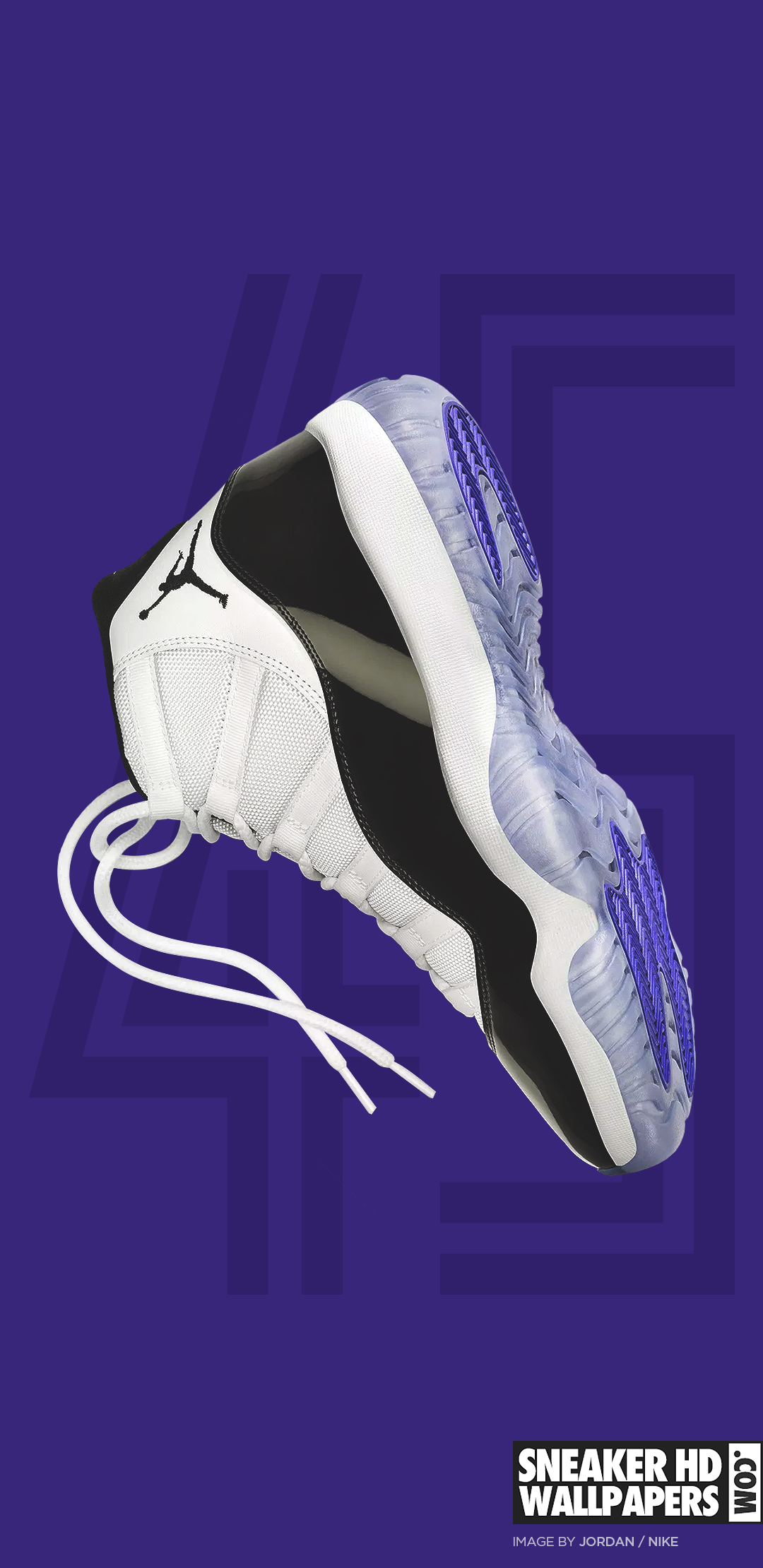Scarpa Air Jordan viola, 1080x2220 Verticale, Telefono
