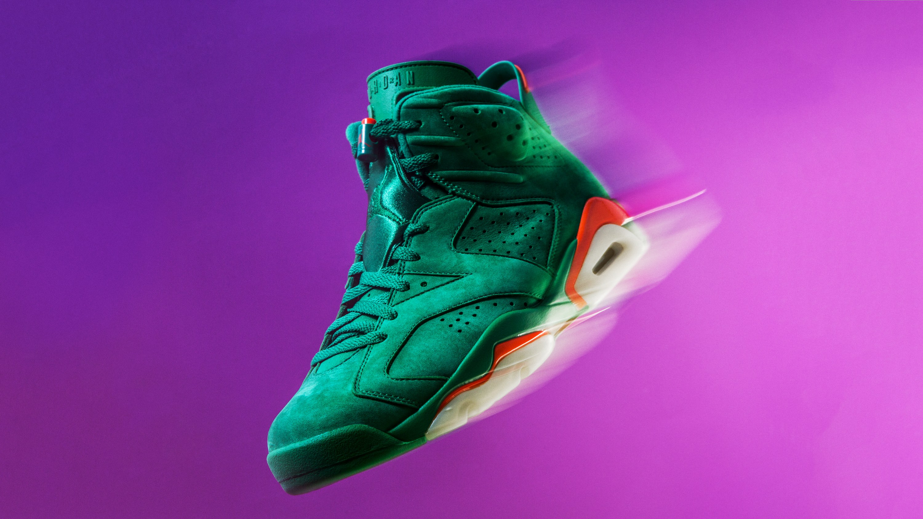 Air Jordan 6 Gatorade verde, Nike, 3000x1688 WQXGA, Desktop