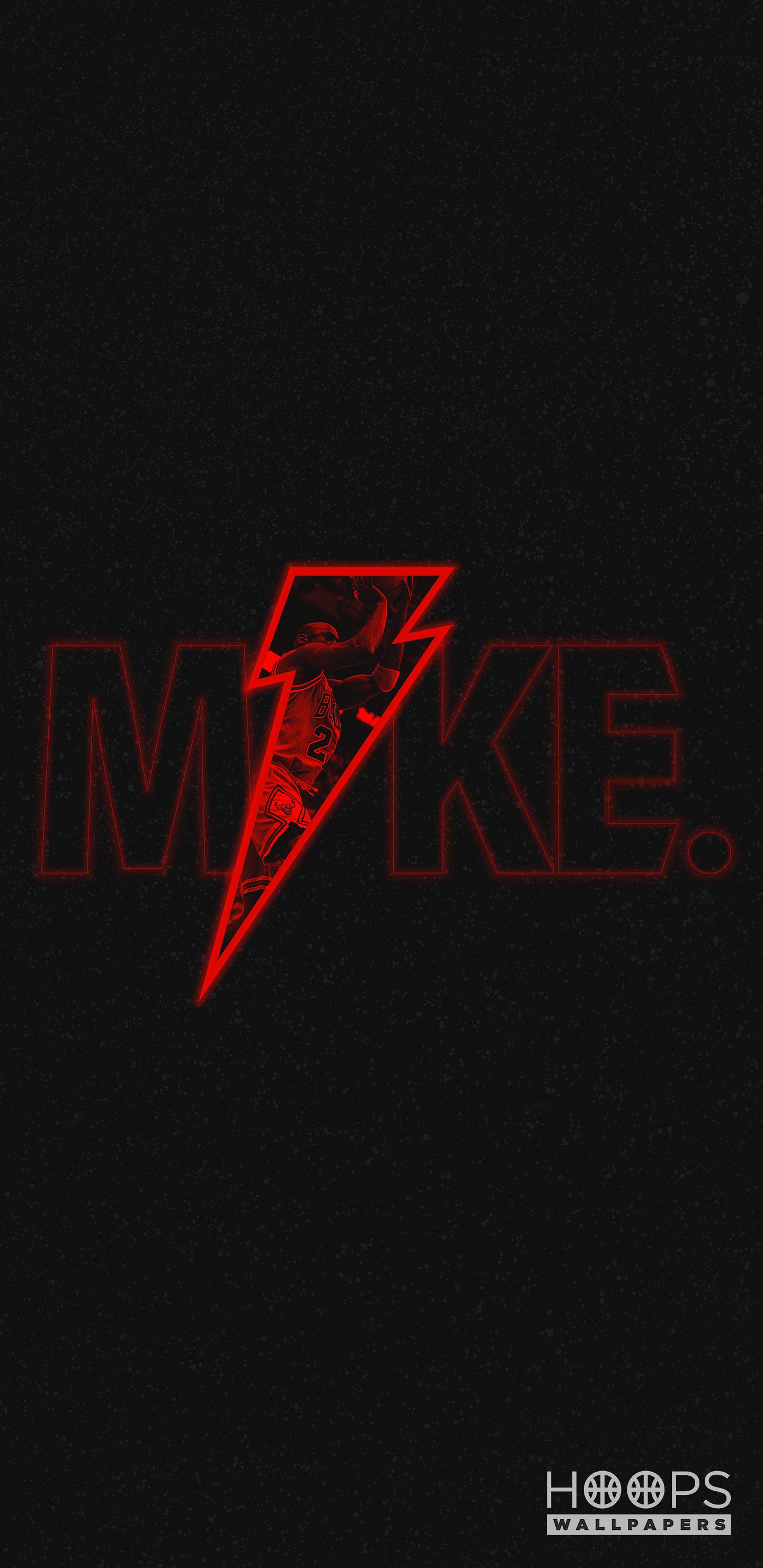 Logo Mike fulmine rosso, 1440x2960 Verticale, Mobile