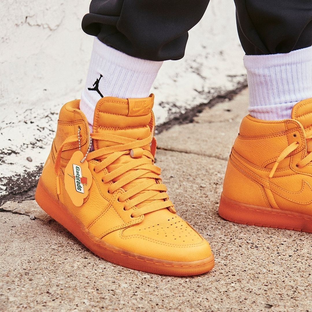Air Jordan 1 Gatorade arancioni, 1080x1080 HD, Desktop