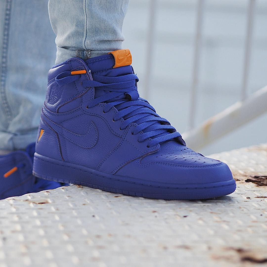 Air Jordan 1 Gatorade blu, 1080x1080 HD, PC Desktop