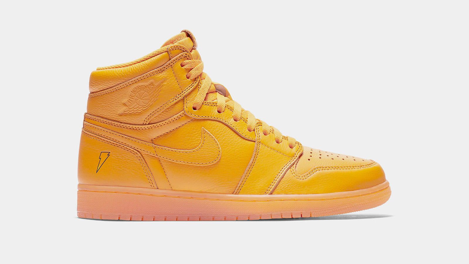 Nike Air Jordan 1 arancione, abbigliamento sportivo, 1600x900 HD Ready, Desktop