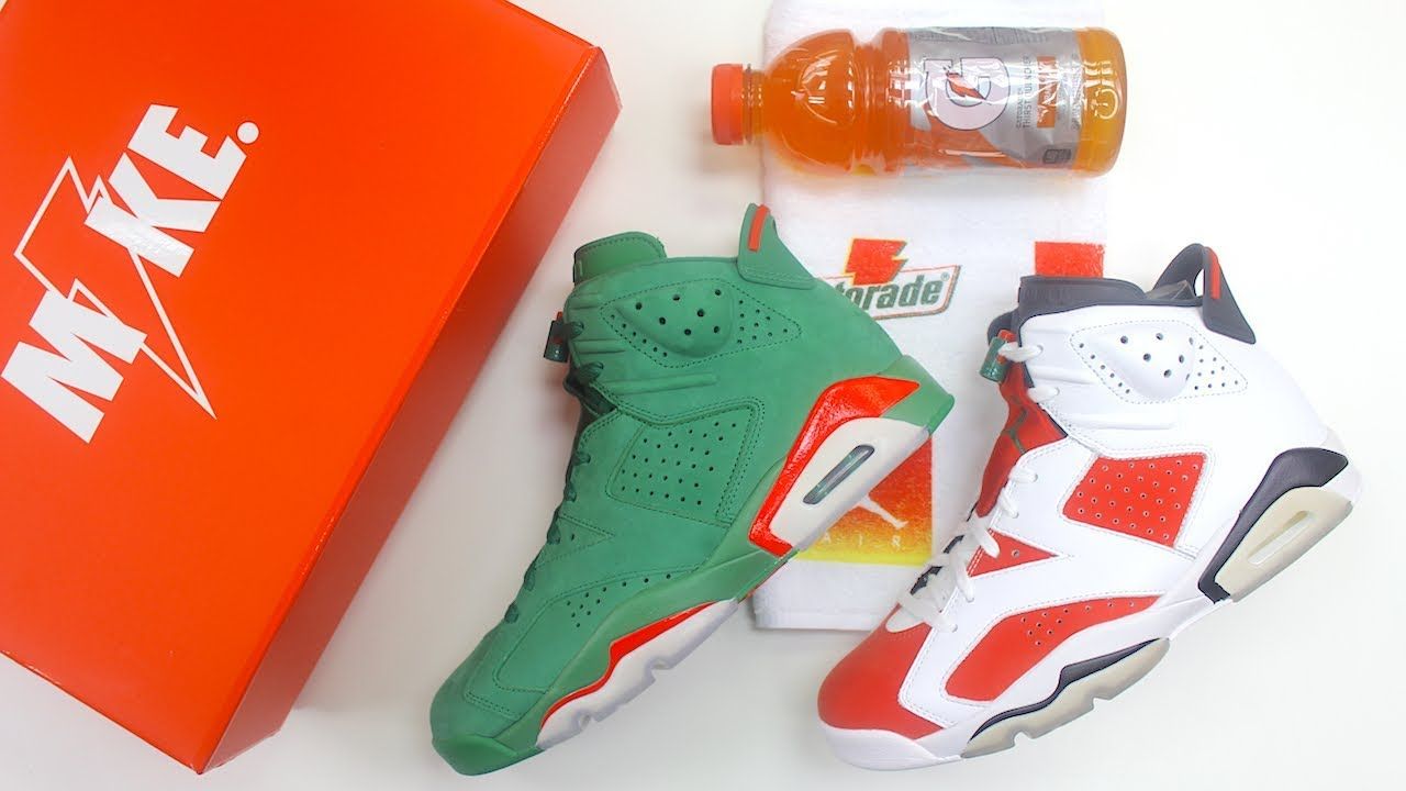 Sneakers Gatorade Air Jordan 6, 1280x720 720p, Laptop