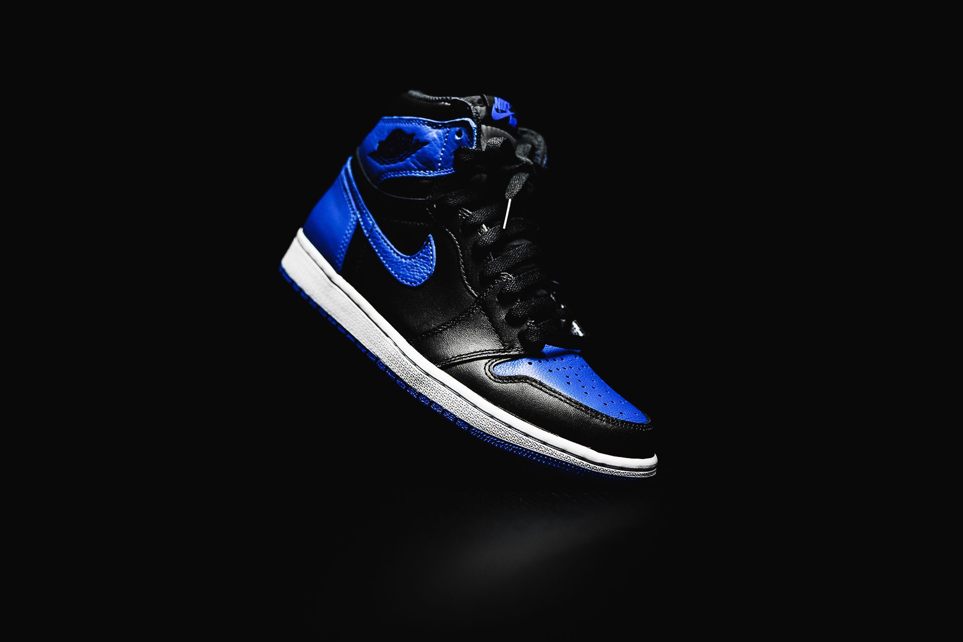 Air Jordan 1 Royal blu nero, Nike, 1920x1281 WUXGA, Desktop