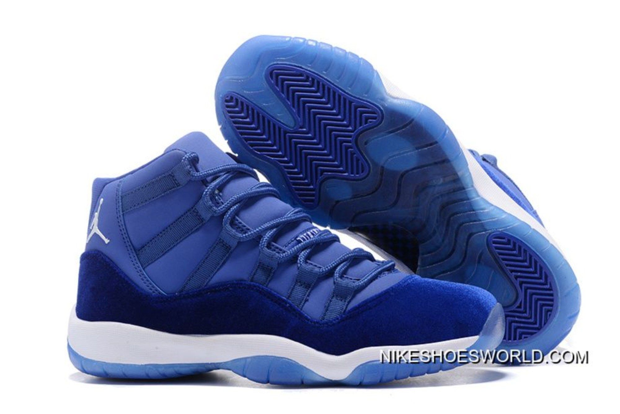 Scarpa Jordan bianca blu, 1280x800 HD, Desktop