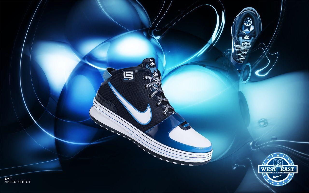 Scarpa Nike blu e nera, 1280x800 HD, HP Laptop