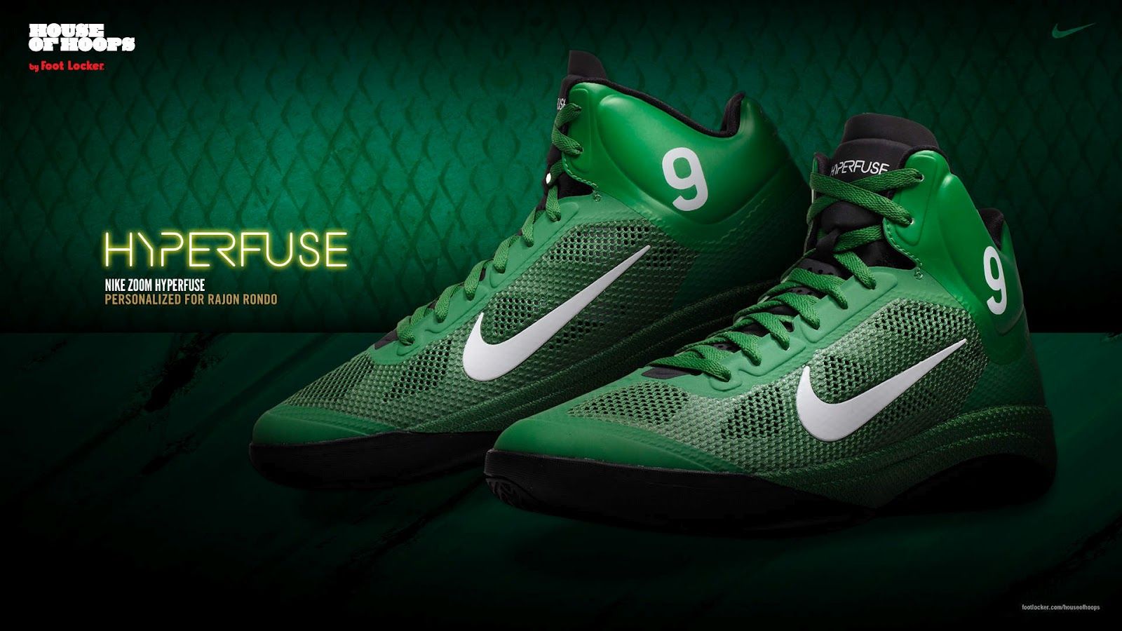 Nike Hyperfuse scarpa verde, 1600x900 HD, iMac