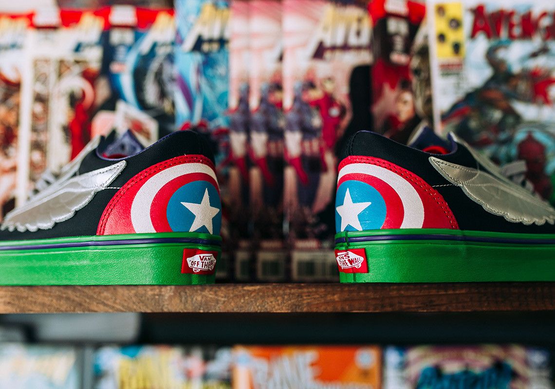 Vans Captain America Marvel, scarpe skate, 1140x800 HD, PC